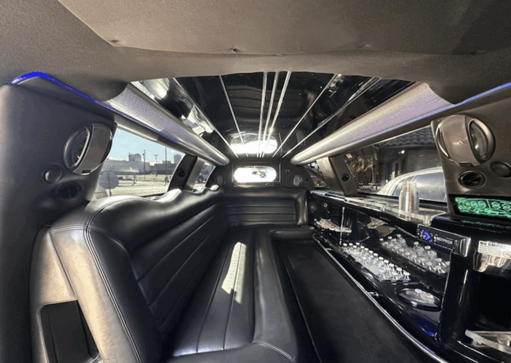 8 Passenger Limo interior